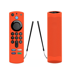 2 PCS Y27 pour Alexa Voice Remote 3rd Gen Housse de protection antidérapante en silicone (Orange) SH601B734-20