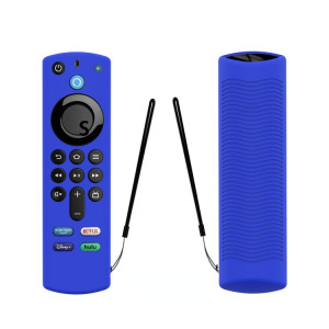 2 PCS Y27 pour Alexa Voice Remote 3rd Gen Housse de protection antidérapante en silicone (Bleu) SH601G109-20