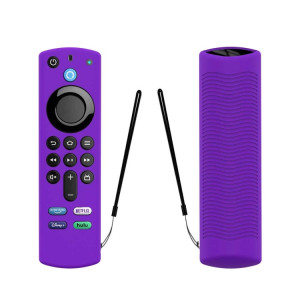 2 PCS Y27 pour Alexa Voice Remote 3rd Gen Housse de protection antidérapante en silicone (Violet) SH601H1939-20
