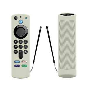 2 PCS Y27 pour Alexa Voice Remote 3rd Gen Housse de protection antidérapante en silicone (vert Chantilly lumineux) SH601J206-20