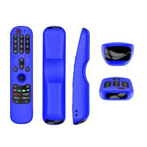 Pour LG An-MR21GC / AN-MR21N / AN-MR21GA TV Télécommande Étui de protection en silicone (Bleu) SH001B1608-20