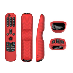 Pour LG An-MR21GC / AN-MR21N / AN-MR21GA Étui de protection en silicone pour télécommande TV (rouge) SH001C1623-20