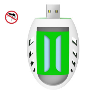 Y321 – répulsif anti-moustiques Portable USB pour voiture et maison, bureau, tueur de moustiques (jaune + vert) SH601A568-20