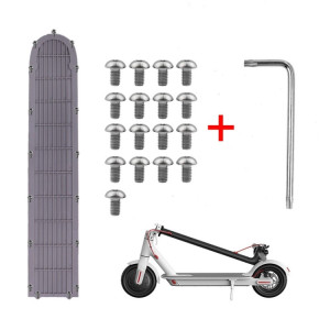 17 pièces/ensemble pour Xiaomi Mijia M365 Pro compartiment de batterie plaque de base vis prune (blanc) SH901A174-20