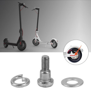 Pour Xiaomi Mijia M365/PRO 5 pièces vis de fixation de roue arrière de Scooter (blanc) SH401A278-20
