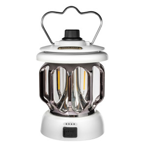 LH-B46 LED Retro Tent Light Pratique Chargement USB Camping Light (Blanc) SH001A1677-20