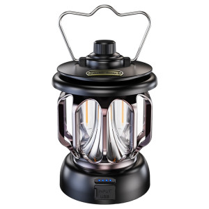 LH-B46 LED Retro Tent Light Pratique Chargement USB Camping Light (Noir) SH001C901-20