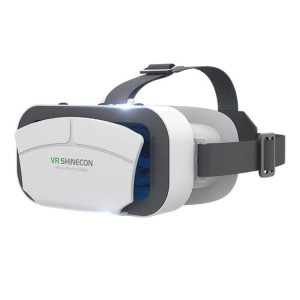 VRSHINECON G12 Lunettes VR Film 3D Tout en Un Machine de Jeu Lunettes de Réalité Virtuelle Immersive(Blanc) SV901A1328-20