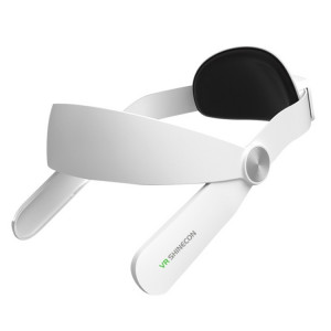Pour Oculus Quest 2 VR SHINECON OS01 réglable tout-en-un sangle de tête accessoires VR (blanc) SH301A723-20