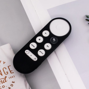 Pour Google Chromecast 2020 Y16 télécommande anti-chute étui de protection en silicone (noir) SH501A174-20