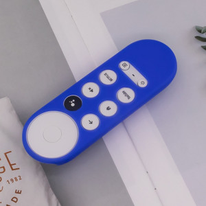 Pour Google Chromecast 2020 Y16 télécommande anti-chute étui de protection en silicone (bleu) SH501C393-20
