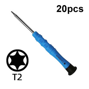 20pcs Mini Tournevis Antidérapant Outils de Maintenance de Démontage de Téléphone Portable, Série: T2 SH86091843-20