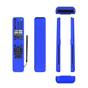 Pour Sony RMF/MG3-TX520U Y52 Housse de protection en silicone anti-chute pour télécommande vocale (bleu) SH101B723-20