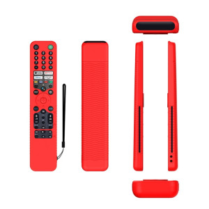 Pour Sony RMF/MG3-TX520U Y52 Housse de protection en silicone anti-chute pour télécommande vocale (rouge) SH101C1432-20