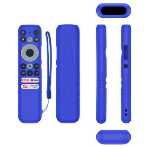Pour TCL RC902N FMR1 Y47 TV Télécommande Anti-Drop Silicone Case (Bleu) SH901B1432-20