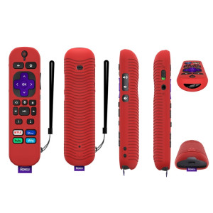 Pour TCL Roku Voice Remote Pro Y30 Télécommande Étui de protection en silicone antichoc (rouge) SH701C730-20