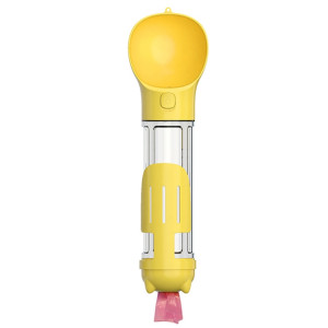 3 en 1 fontaine à eau extérieure étanche pour chien, bouteille à boire portable pour animaux de compagnie, taille : 500 ml (jaune) SH903D1669-20