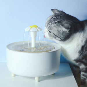 346578 Filtre de circulation automatique pour animaux de compagnie Cat Flowing Drinking Fundation, Spec: Arrêt automatique USB (Fleur) SH702A1754-20
