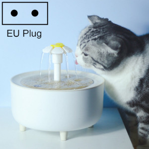 346578 Filtre de circulation automatique pour animaux de compagnie Cat Flowing Drinking Fundation, Spec: (Flower) SH703A1763-20