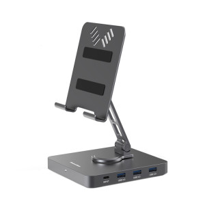 Blueendless 4K HD 60Hz Type-C/USB-C Expansion Dock Support de tablette pour téléphone portable, Spécification : 10 en 1 SB36011750-20