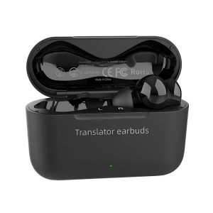 L'écouteur de traduction Bluetooth intelligent de traduction mutuelle multi-pays M6 prend en charge 127 langues (noir) SH401B1616-20