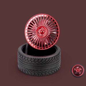Modification de la galvanoplastie KD195 Ventilateur de roue rétro petit ventilateur (rouge) SH701A1698-20