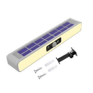 TX-200 Lampe à induction de corps humain de lumière d'escalier de décoration imperméable de paysage solaire, couleur: lumière chaude de coquille blanche + support SH94041466-20