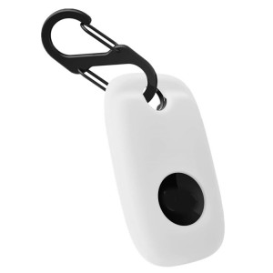 Pour Tile Mate Pro Tracker Coque en silicone Coque de protection monobloc (blanc) SH601B599-20