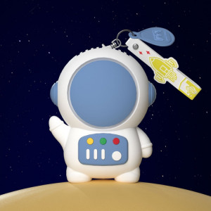 6052 Cartoon Space Man Fan avec lanière Portable Mini USB Chargeant le ventilateur portatif (Violet) SH601A1042-20