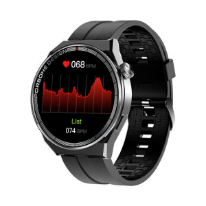 ST5 MAX 1,45 pouces enregistrement intelligent montre de sport étanche montre d'appel de diffusion vocale (noir) SH001A497-20