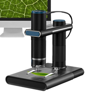 Loupe numérique de microscope électronique USB WIFI HD avec support (noir) SH401A646-20