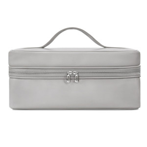 Baona BN-DS006 pour Dyson Airwrap Sac de Rangement Multifonctionnel en Cuir PU (Gris) SB701A750-20