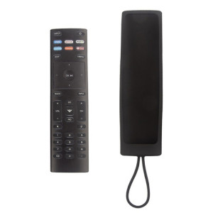 Pour Vizio XRT136/XRT140 2pcs télécommande étui en silicone (noir) SH901A1089-20