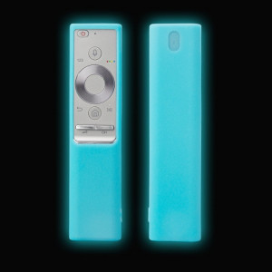 Pour Samsung BN-Q789FC 2pcs Télécommande Housse en silicone anti-poussière (Bleu lumineux) SH501E671-20