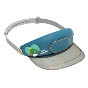 Chapeau de ventilateur sans lame pour animaux de compagnie mignon USB Rechargeable vitesse réglable Protection solaire d'été ventilateur pare-soleil (Love Dragon) SH501D1067-20