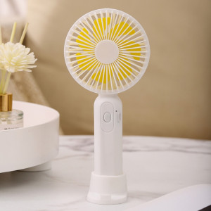 M9 Handheld Mini Fan Outdoor USB Charging Desktop Fan 800mAh (Blanc) SH501E1422-20