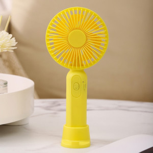 Mini ventilateur portatif M9 ventilateur de bureau de charge USB extérieur 2500 mAh (jaune) SH503D602-20