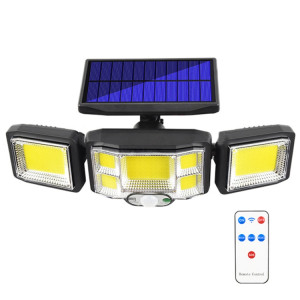 Applique murale solaire télécommandée LED Triple capteur de rotation, spécification : 192COB intégré SH93021761-20