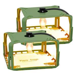2 pièces SK121 piège à mouches carré piège à puces pour animaux domestiques attrape-lumière aux puces (prise ue) SH802B1326-20