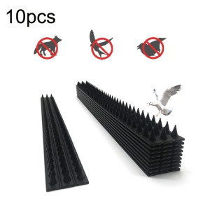 10pcs SK419 ligne d'équipement électrique Anti-oiseau épine toit avant-toit lecteur oiseau clôture anti-vol électrique oiseau épine (noir) SH101A163-20