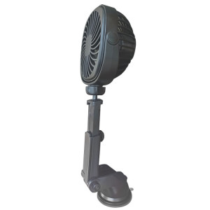 Ventilateur de voiture à ventouse pour bureau, dortoir, bureau, cuisine (noir) SH901C1040-20