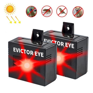 SK191 2pcs Répulsif d'animaux en œil d'aigle sauvage de la ferme solaire SH03021897-20