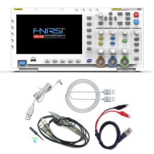 FNIRSI 1014D 2 en 1 Oscilloscope numérique à bande passante 100M double canal Générateur de signal d'échantillonnage 1GS, prise US SF32011963-20