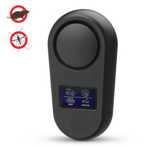 Écran haute puissance Répulsif pour souris à ultrasons Répulsif contre les moustiques Accueil Répulsif intelligent contre les insectes (Noir) SH002B874-20