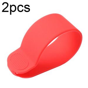 X0211 2 pièces Scooter accélérateur cadran coque en silicone cadran couverture pour Xiaomi M365/1S/Pro/MAX G30/ES2 (rouge) SH901D1323-20