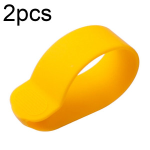 X0211 2 pièces Scooter accélérateur cadran coque en silicone cadran couverture pour Xiaomi M365/1S/Pro/MAX G30/ES2 (jaune) SH901E939-20