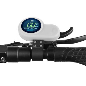 Pour étui en silicone d'affichage de couverture d'instrument de Scooter électrique KUGOO M4 Pro (blanc) SH301B981-20