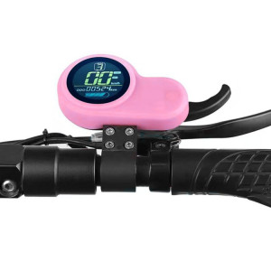 Pour étui en silicone d'affichage de couverture d'instrument de Scooter électrique KUGOO M4 Pro (rose) SH301D1342-20