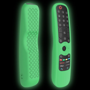 Pour LG AN-MR21GC / AN-MR21N / AN-MR21GA TV télécommande étui en silicone (vert lumineux) SH201D235-20