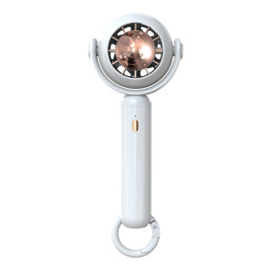 YL-005 Petit ventilateur portable extérieur avec mini ventilateur portable de bureau mousqueton (blanc) SH401A1415-20